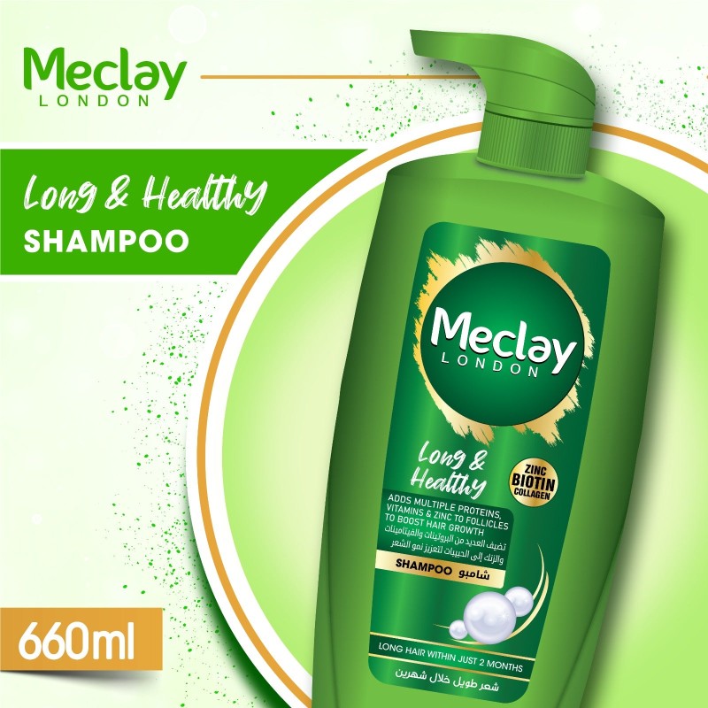 Meclay London Long & Healthy Shampoo 660ML